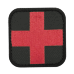 Condor Emroided medic patch red on black
