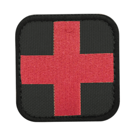 Condor Emroided medic patch red on black