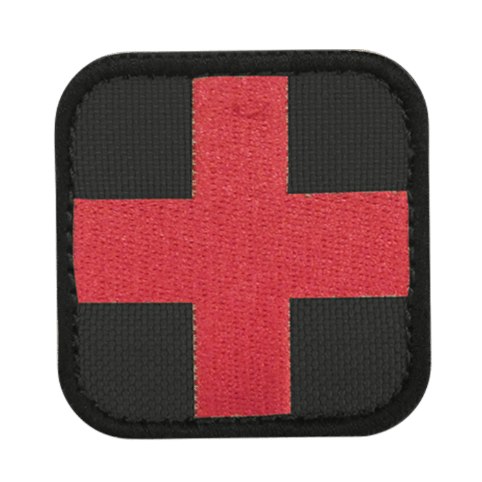 Condor Emroided medic patch red on black