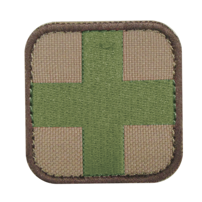 Condor Emroided medic patch green on coyote tan