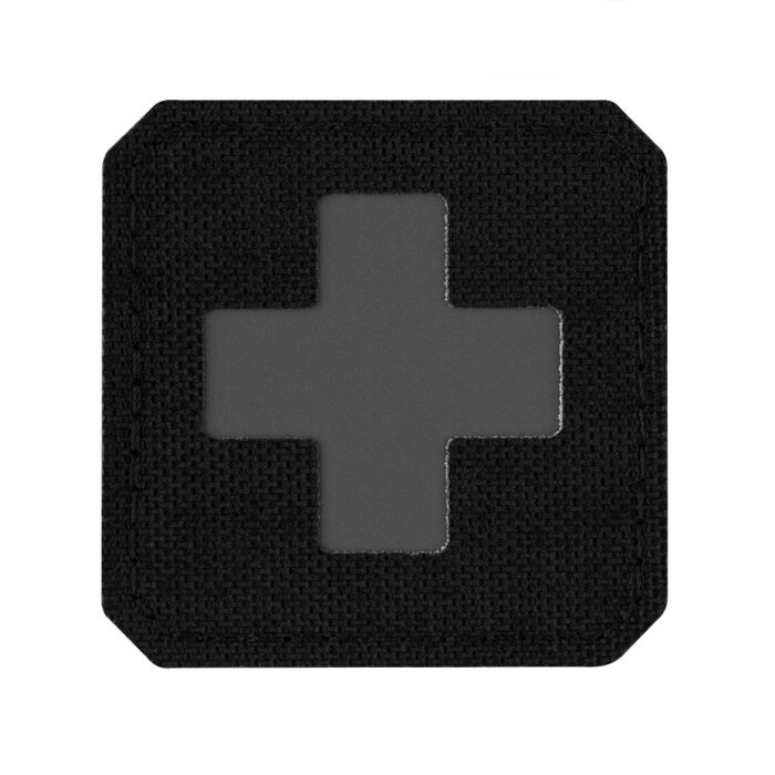 M-Tac Medic Cross Laser Cut Patch grey - black