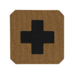 M-Tac Medic Cross Laser Cut Patch black - coyote