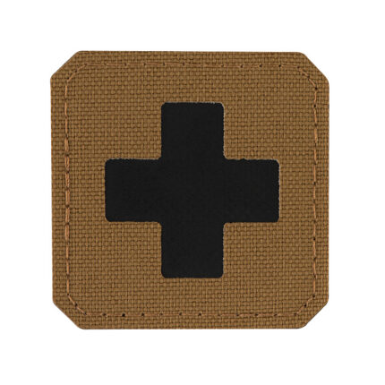 M-Tac Medic Cross Laser Cut Patch black - coyote