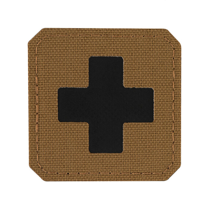 M-Tac Medic Cross Laser Cut Patch black - coyote