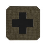M-Tac Medic Cross Laser Cut Patch black - ranger green