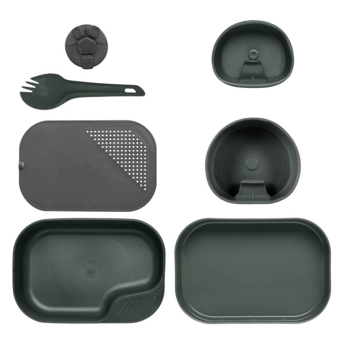 Wildo Camp-A-Box Complete Camping Set Olive Green