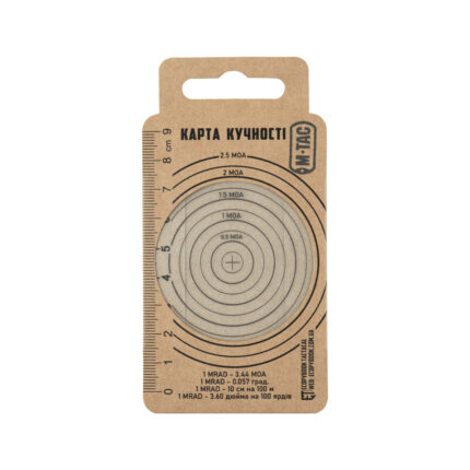 M-Tac Ecopybook Tactical Shot Accuracy Ruler packaging front