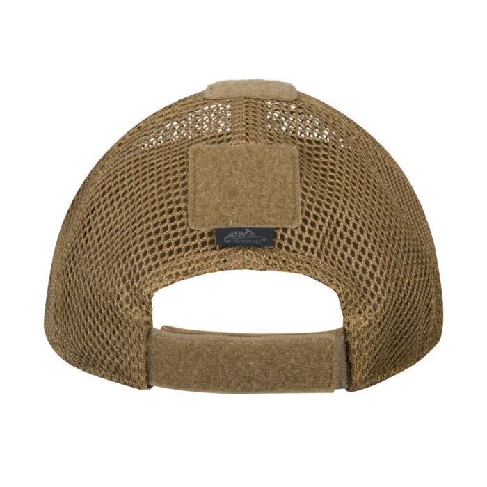 Helikon Tex Baseball Mesh Cap in Coyote Brown back view