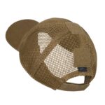 Helikon Tex Baseball Mesh Cap in Coyote Brown back side view
