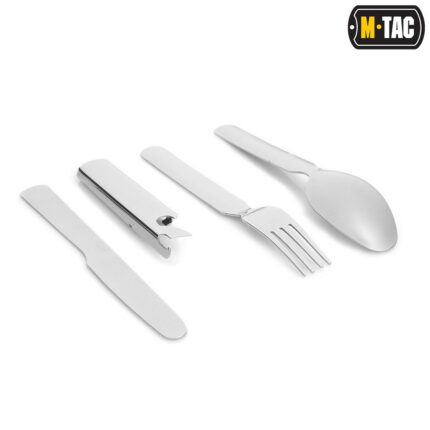 M-Tac Travel Essentials Small Cutlery Set laid out