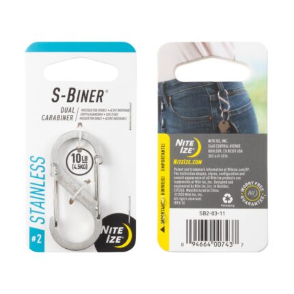 Nite Ize Carabiner S-Biner #2 in stainless