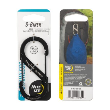 Nite Ize Carabiner S-Biner #4 in black